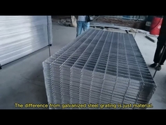 Pelat Kotak-kotak Limbah Luar Kisi Baja Perak Galvanis