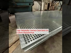 High Weldability Stainless Steel Mesh untuk persyaratan khusus