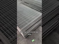 30mm Pitch Stainless Steel Flat Steel Grating dengan Galvanized Surface aluminium papan berkaris