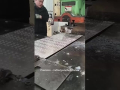 Aluminium Hitam Warna Anti Slip Grating Tahan cuaca yang sangat baik