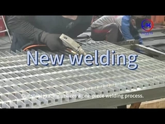 Hot dip galvanized press welded 2mm grating baja untuk saluran drainase