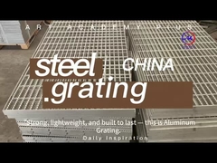 Mesin Tekanan Pengelasan Non-slip Grating Dalam tekstur stainless steel Untuk lantai tahan geser