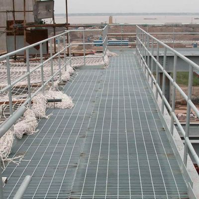 Press Locked Hot Galvanized Standard Steel Grating 3mm-12mm Thickness