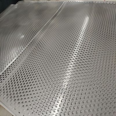 Anti slip Hexagonal Hole Perforated Metal Plate Dengan Berbagai Ukuran Aperture Dan Custom OEM Service