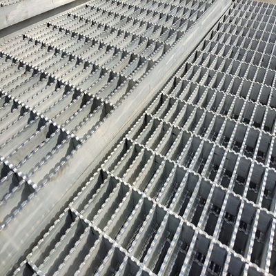 Korosi Proof 6mm Cross Bar Aluminium Open Bar Grating Dalam 3ft X 20ft