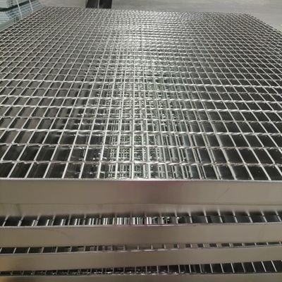 Kekuatan 8mm Bearing Bar Heavy Duty Steel Plate Grating 11-w-4 Untuk 19-w-4