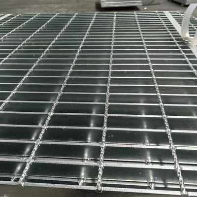 Mesin Tekanan Las baja industri lantai Grating Dengan permukaan halus terang