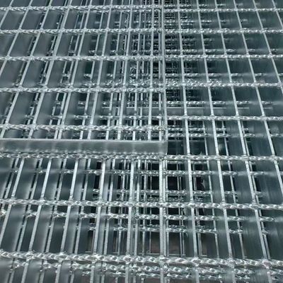 30mm Pitch Welded Flat Steel Grating untuk lantai baja tahan karat