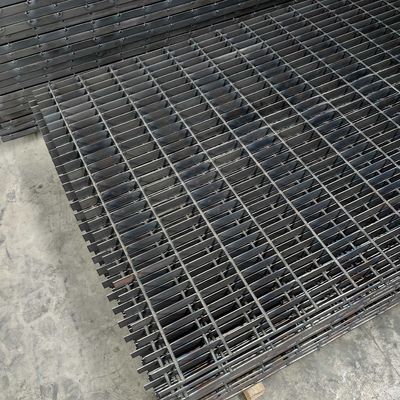 3mm Cross Bar Flat Steel Grating untuk Industri Minyak dan Gas