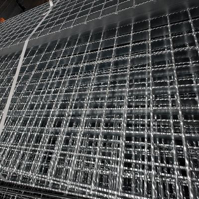 1 Inch Bar Spacing Aluminium Grate Walkway dalam 3000mm Panjang