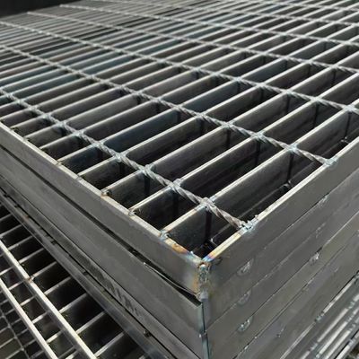 Kapasitas Beban Besar Non-Slip Grating Di Aluminium / Baja / Baja Tidak Berkarat