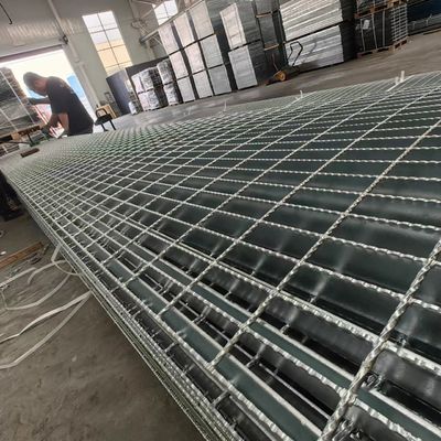 Heavy Duty Galvanized Steel Bar Grating untuk jalan kaki industri