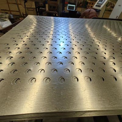 Punching Mesh Stainless Steel Satu Lubang Dua Jarak 10 mm 304