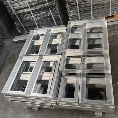 30mmx30mm Pitch 3mm Steel Grating dengan Permukaan Galvanized