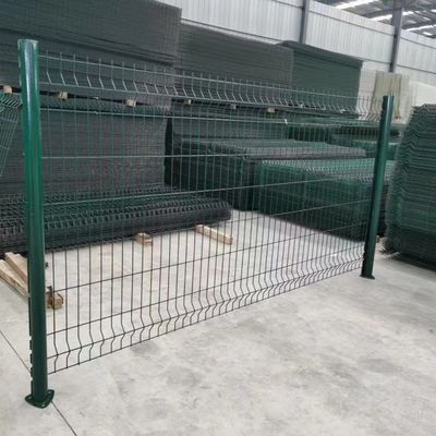 60x60mm Post Size PVC Coated Welded Wire Mesh Pagar Untuk Keamanan Lama