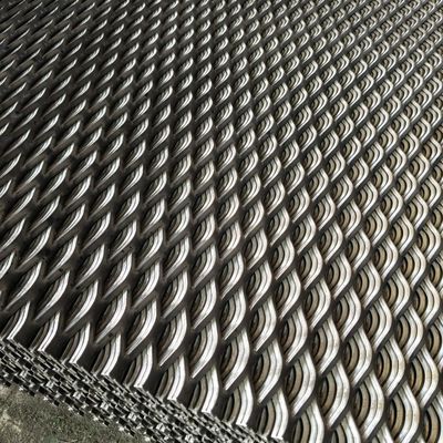 Galvanized Steel Expanded Metal Sheet In Q235 Bahan baku untuk Industri