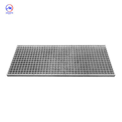 3mm Ketebalan Bar silang Industrial Steel Grating Sejak 1990 Tekstur stainless steel untuk industri