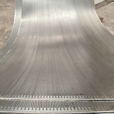 10*10mm White Perforated Sheet Metal Strong Durable Structures In Different Industries