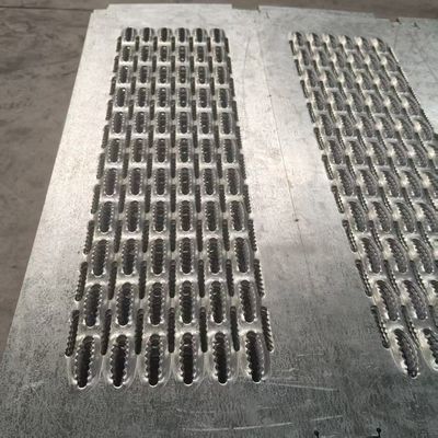 Anti-Slip Perforated Tread Plate for Walkways, Stair Steps, and Platforms