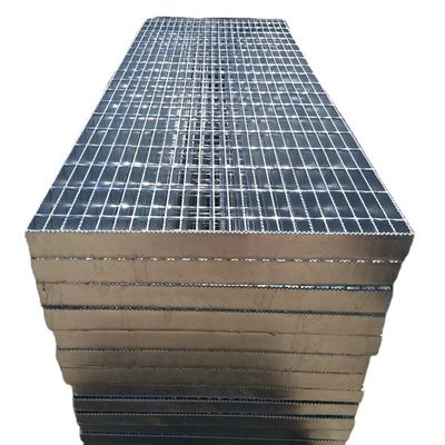 Panel Tapak Tangga Industri Kisi Baja Bergerigi Galvanis Hot Dip