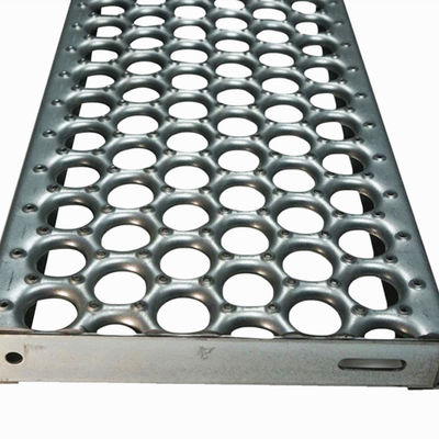 Round Hole 2.0mm Steel Bar Grate For Walkway Platform Channels