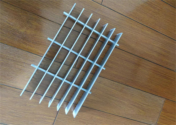 Bahan Bangunan 6063 T6 Aluminium Bar Grating Roof Safety Walkway